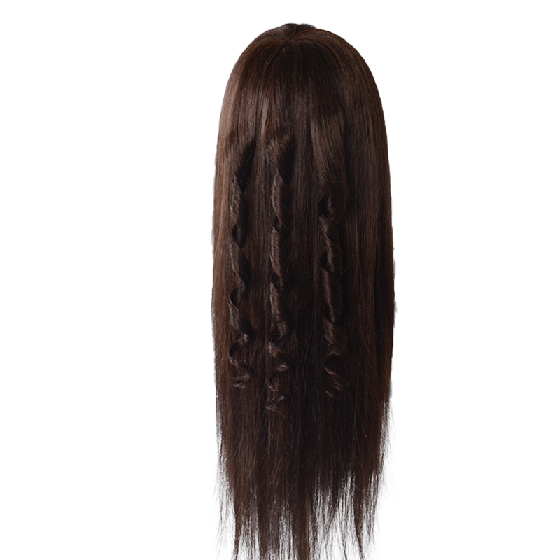 85% Echthaar Puppe Kopf Für Frisur Professionelle Ausbildung Kopf Kit Mannequin Kopf Styling Zu Praxis Heißer Curl Eisen Glätten