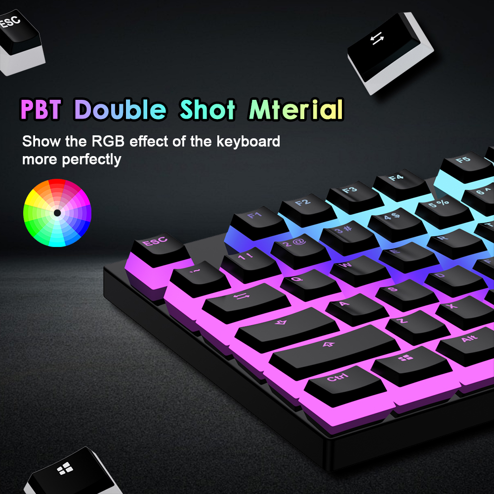 PBT-Tastenkappen, 119-Tasten, OEM-Profil-Set, individuelle Tastenkappe für Tastenkappen, Pudding-Tastenkappe für MX Switch Mechanical