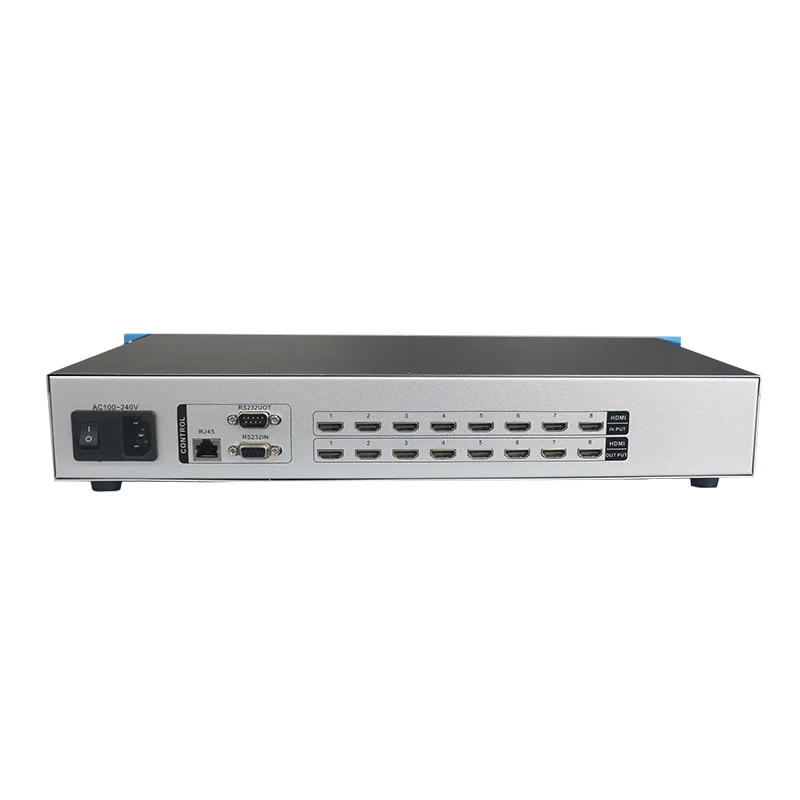 Conmutador de matriz HDMI 4K30Hz 4X4 8X8 8X16 16x16, estante profesional, divisor de interruptor de matriz HDMI, compatible con Control por aplicación
