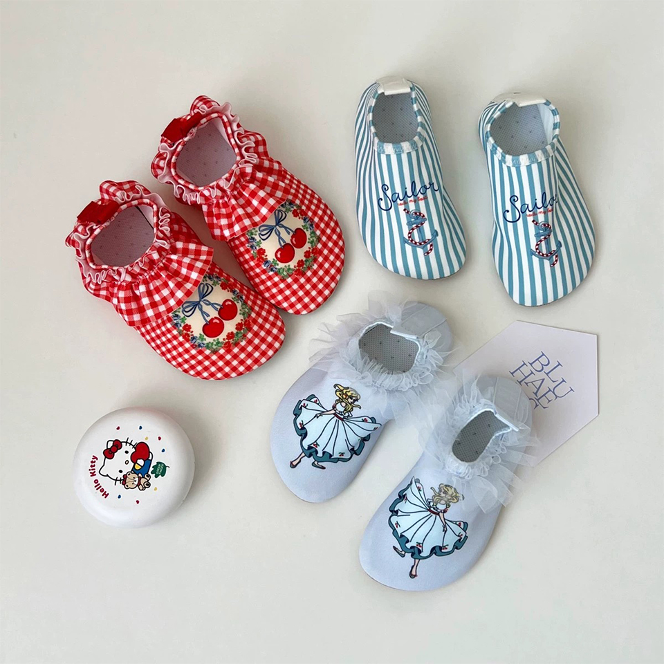 Детские кроссовки для водных видов спорта, с принтом