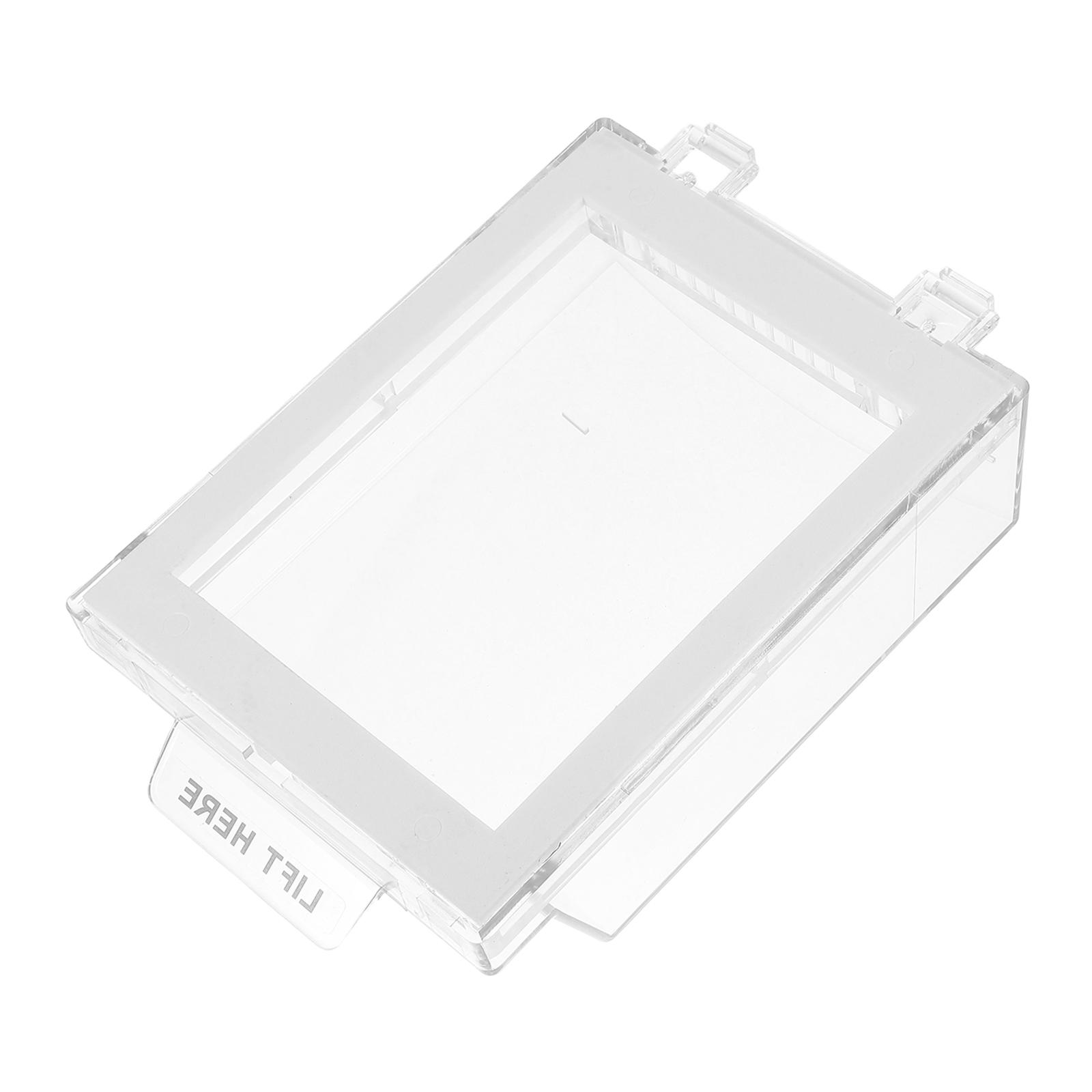 Alarm Switch Protective Cover Emergency Button Protector Transparent Push Switch Guard Fire Call Point Manual Reset Safety