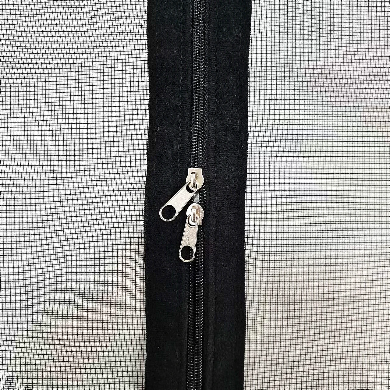 Self-adhesive zipper mosquito net,anti-mosquito net anti-mosquito window screen customized  mosquitera，Mosquito nets for windows