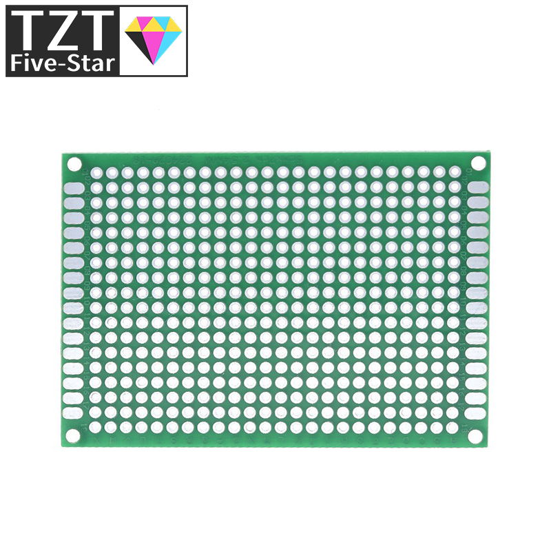 TZT 1/3/5pcs Breadboard Bread board prototype 5X7cm 432 Points double side super highly quality best pices green