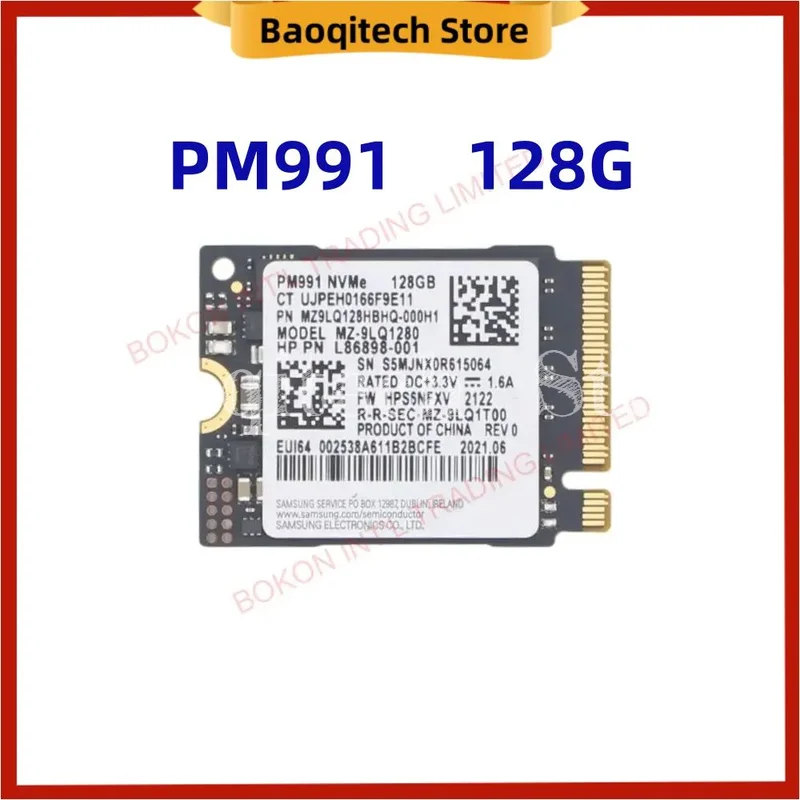 Nuevo PM991 128G SSD 2230 volumen unidad interna de estado sólido PCIe PCIe 3,0x4 para Samsung Microsoft Surface Pro X Laptop 3