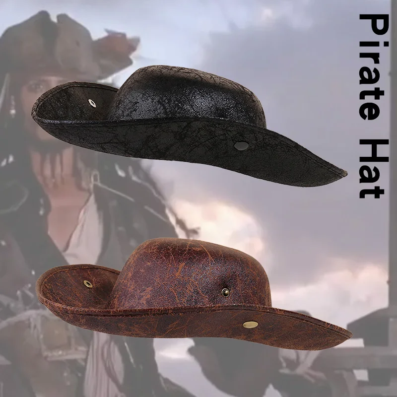 Chapeau de Protection solaire pour Cosplay, couleur Pure, Simple, léger, respirant, confortable, décoré de Pirate, à la mode, nouvelle collection