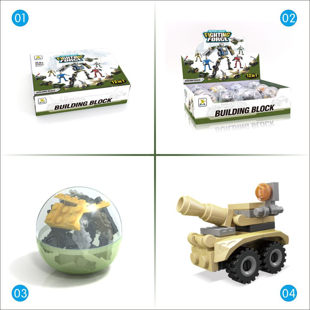 Bloques de construcción transformables de la serie de robots 12 en 1, rompecabezas educativo DIY con minifiguras, perfecto para juegos creativos de niños