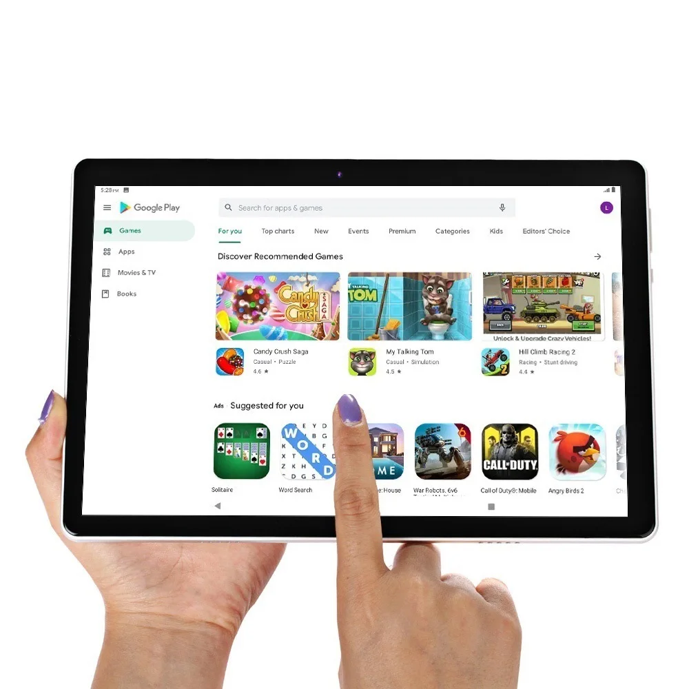 Tableta Pc de 10,1 pulgadas con Octa Core, 4GB de RAM, 64GB de ROM, Tarjeta SIM Dual, 3G, llamada telefónica, WiFi, Bluetooth, Google Play, Android 11,0