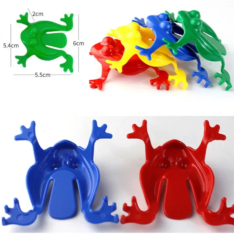 10 Pcs กบกระโดด Bounce Fidget ของเล่นสำหรับเด็ก Novelty Assorted ความเครียด Reliever ของเล่นเด็กวันเกิดของขวัญ Party Favor