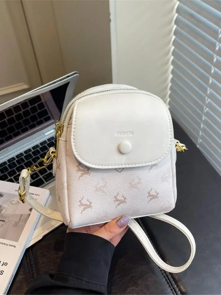 Faionable outono feminino crossbody saco superfície macia cor blo único oulder saco carteira do telefone móvel sli na moda