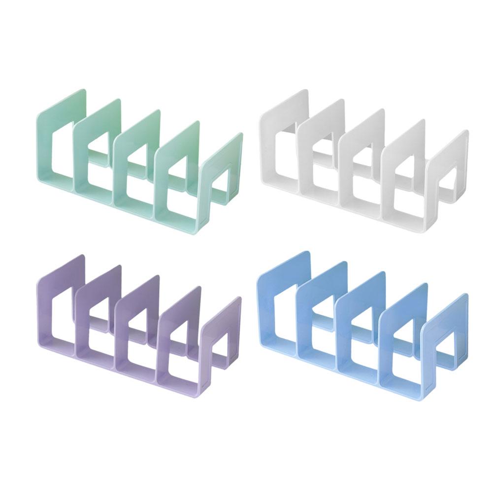 Bookends Stand Bookshelf Desktop Decor Storage Rack Bookend Book Holder School Stationery Office Desktop File Organizer