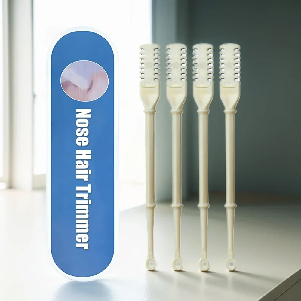 Handmatige set neushaartrimmer met twee koppen - Anti-cut scheerapparaatset voor mannen en vrouwen - Veilige neushaartrimmer voor gemakkelijke verzorging