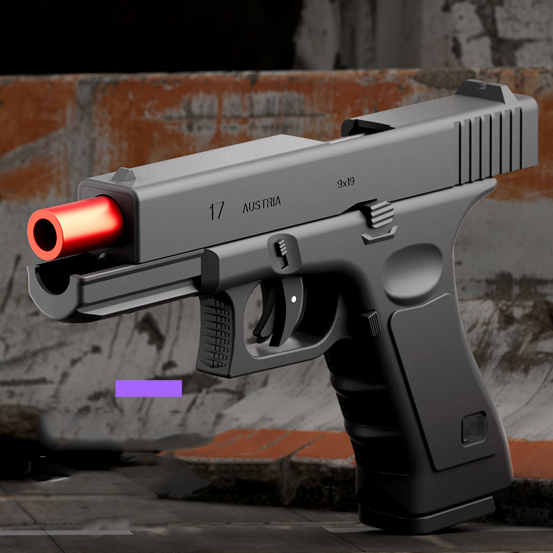 Pistol Gun Soft Bullet Gun With Blowback, Single Shot And Shell Ejcetion Capability, Blaster, Outdoor Sports Shooting Game