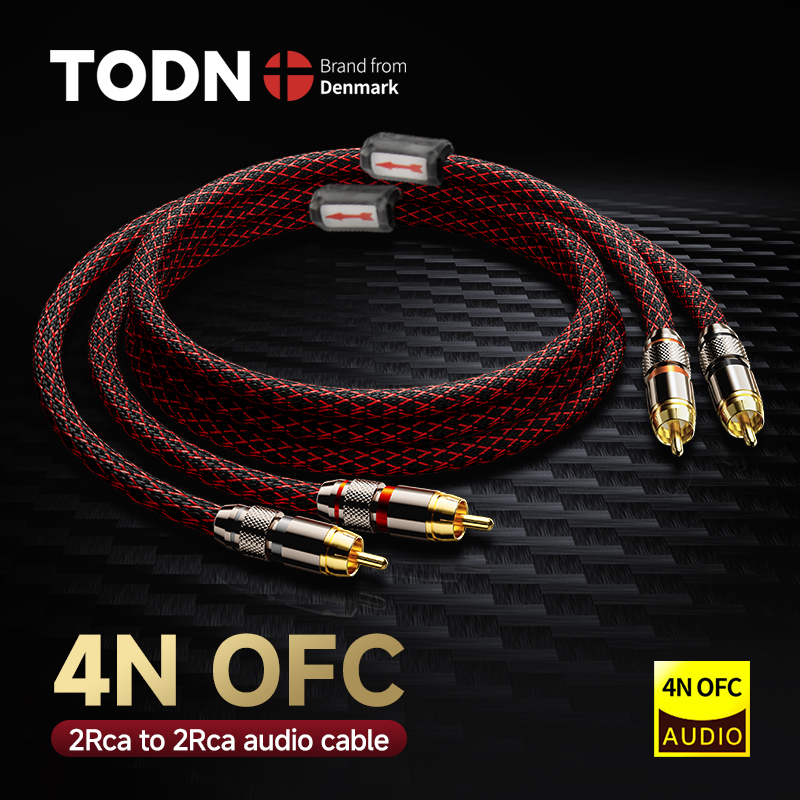 Canare 1 пара RCA аудио кабель 2 RCA к 2 RCAСоединительные кабели HIFI стерео 4N OFC штекер-штекер для усилителя DAC TV