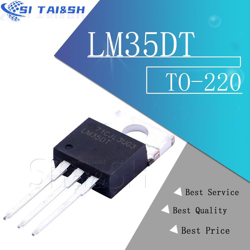2pcs LM35DT  LM35  LM35D Data system