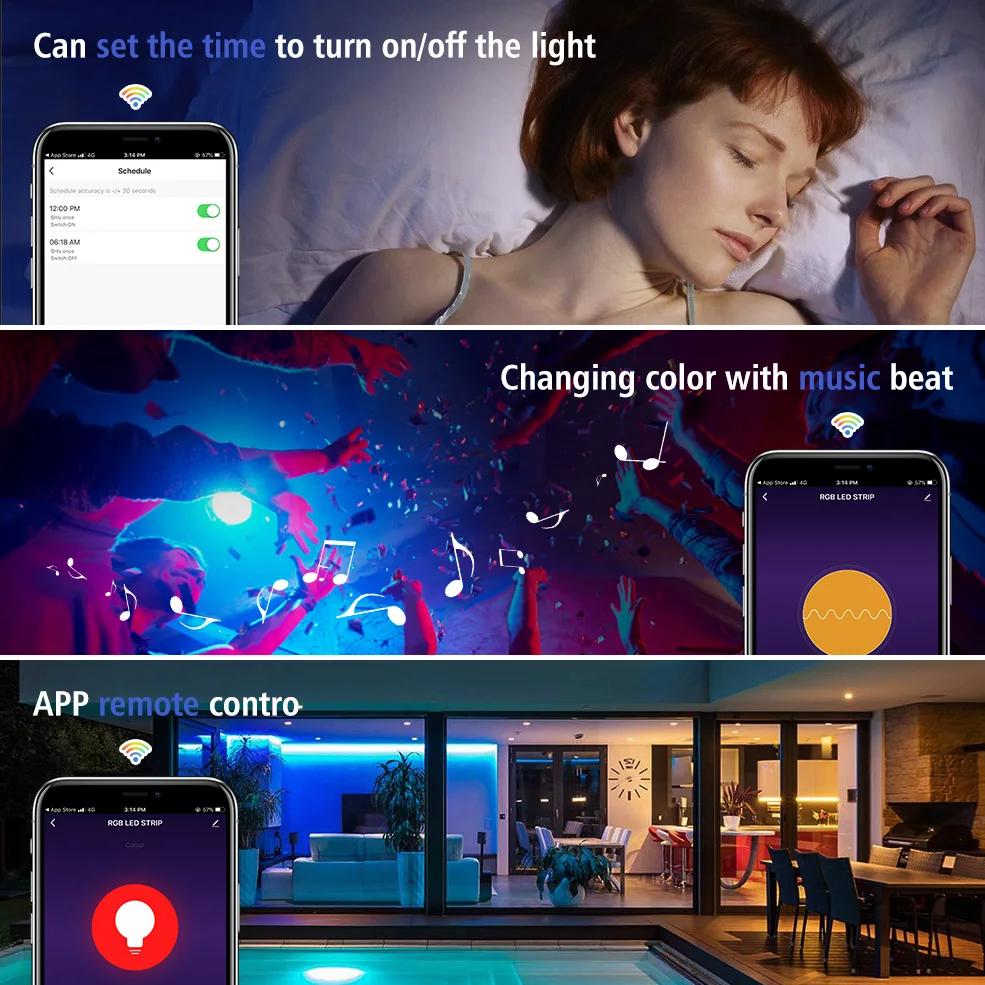 DC5V 12V IR Bluetooth Wifi Musik Controller 4pin USB Touch Remore LED Controller Für 5050 2835 RGB Led Streifen MIC Sound Sensor