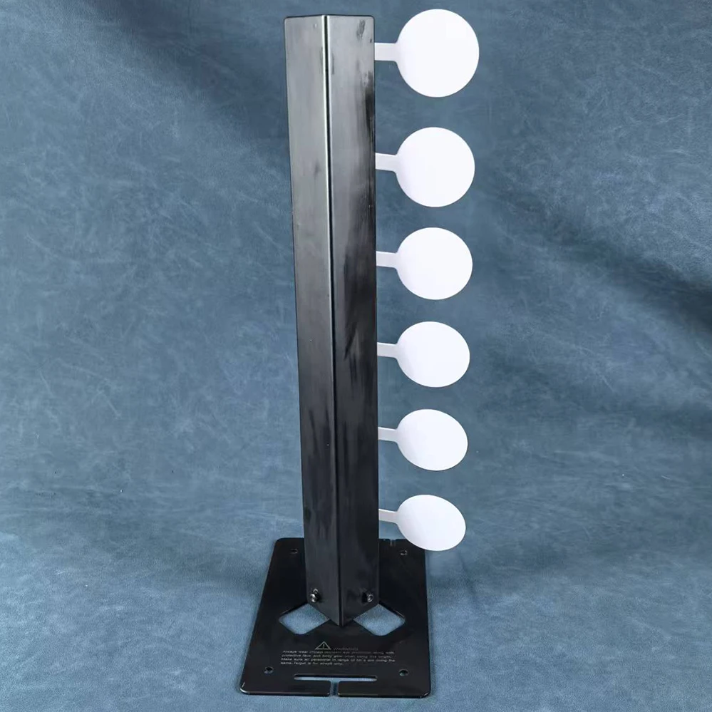 Ar macio/bb's/balha de água/bomba macia duelo árvore balanço tiro alvo com 6 placa alvo de aço arma de ar alvos de árvore de combate