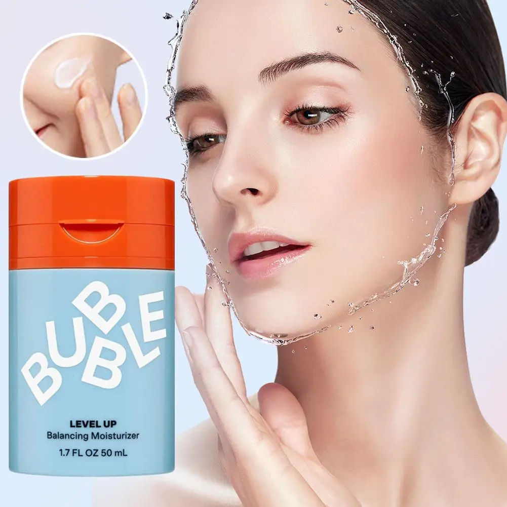 Bolha hidratante creme facial toner facial reparação nutritivo pele seca vitamina e + aloe vera gel produto de cuidados com a pele 15/50/55ml