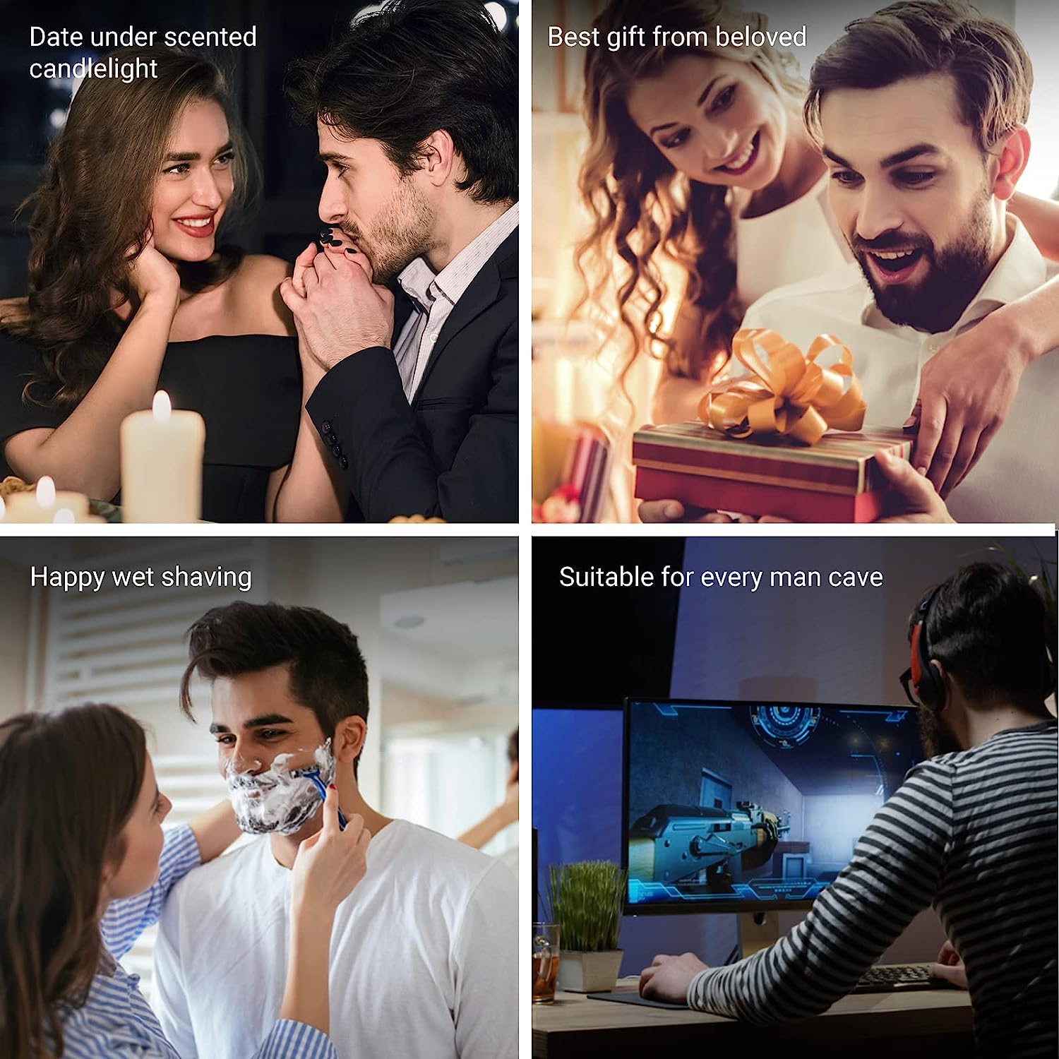 EUQEE 10 ml Roller Herren-Aromaöle, langanhaltendes Duftöl, Leder, Drachen, Blut, Vanille, Moschus, grüner Tee, Bernstein, romantische Öle