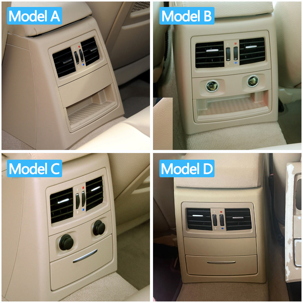 アップグレードされたリア空調 AC ベントグリルアウターフレーム灰皿カバートリム交換 BMW 3 シリーズ E90 E91 2005-2012