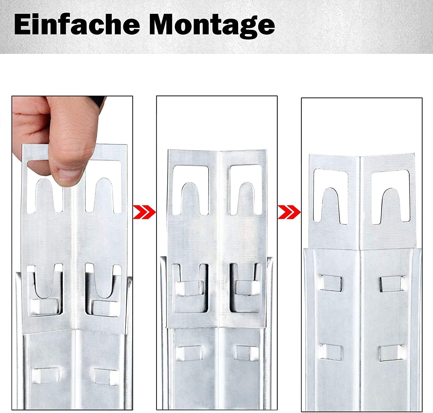 Estantería de Metal de alta resistencia, estantería de 5 niveles con marco de acero, Panel de MDF, capacidad de carga de hasta 875kg