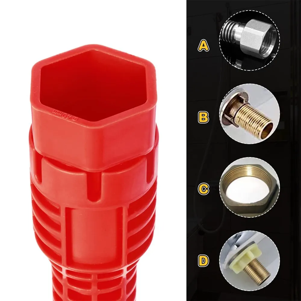 Strumento chiave sanitaria, installazione rubinetto e smontaggio tubi, kit di riparazione lavello, manicotto pavimento pelvico, strumento idraulico multifunzionale