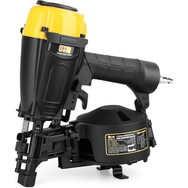 HBCN45P 7/8" to 1-3/4" Coil Roofing Nailer with Magnesium Housing 11 GA Roofing Nail Gun