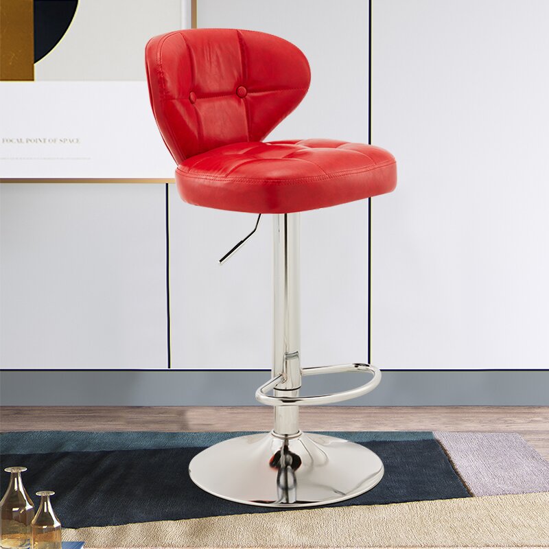 Sillas de comedor para acampar, Bar al aire libre, cafetería, desayuno, altura ajustable, elegante, restaurante, taburete giratorio, suelo de espera