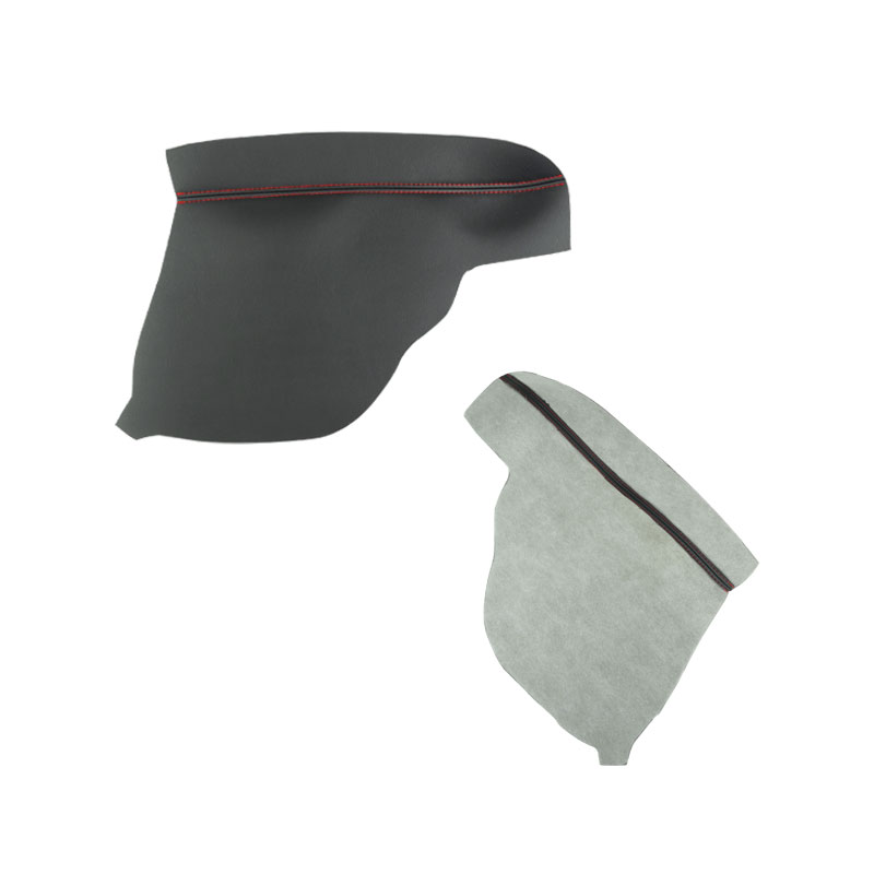 Untuk Honda Odyssey 2011 - 2014 2015 2016 2017 2 Buah Kulit Serat Mikro dengan Busa Pegangan Pintu Depan Mobil Potongan Penutup Panel Sandaran Tangan