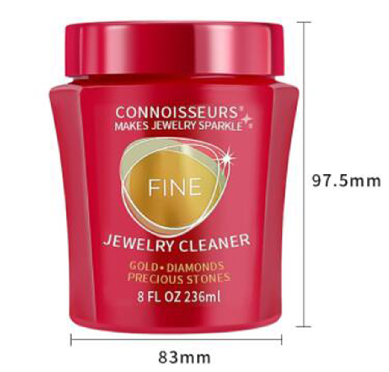 Connoisseurs น้ํายาทําความสะอาดเครื่องประดับ Siliver/Gold Lustering Liquid Cleaning Silver/Gold