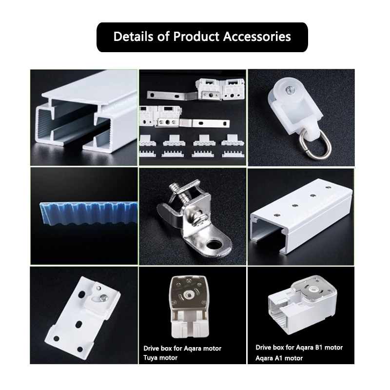 Ban Đầu Minh Aqara Siêu Im Lặng Điện Màn Đường Ray Cho Minh Aqara Zigbee/ A1/B1/Tuya Wifi Động Cơ nhà Thông Minh Màn Đường Ray
