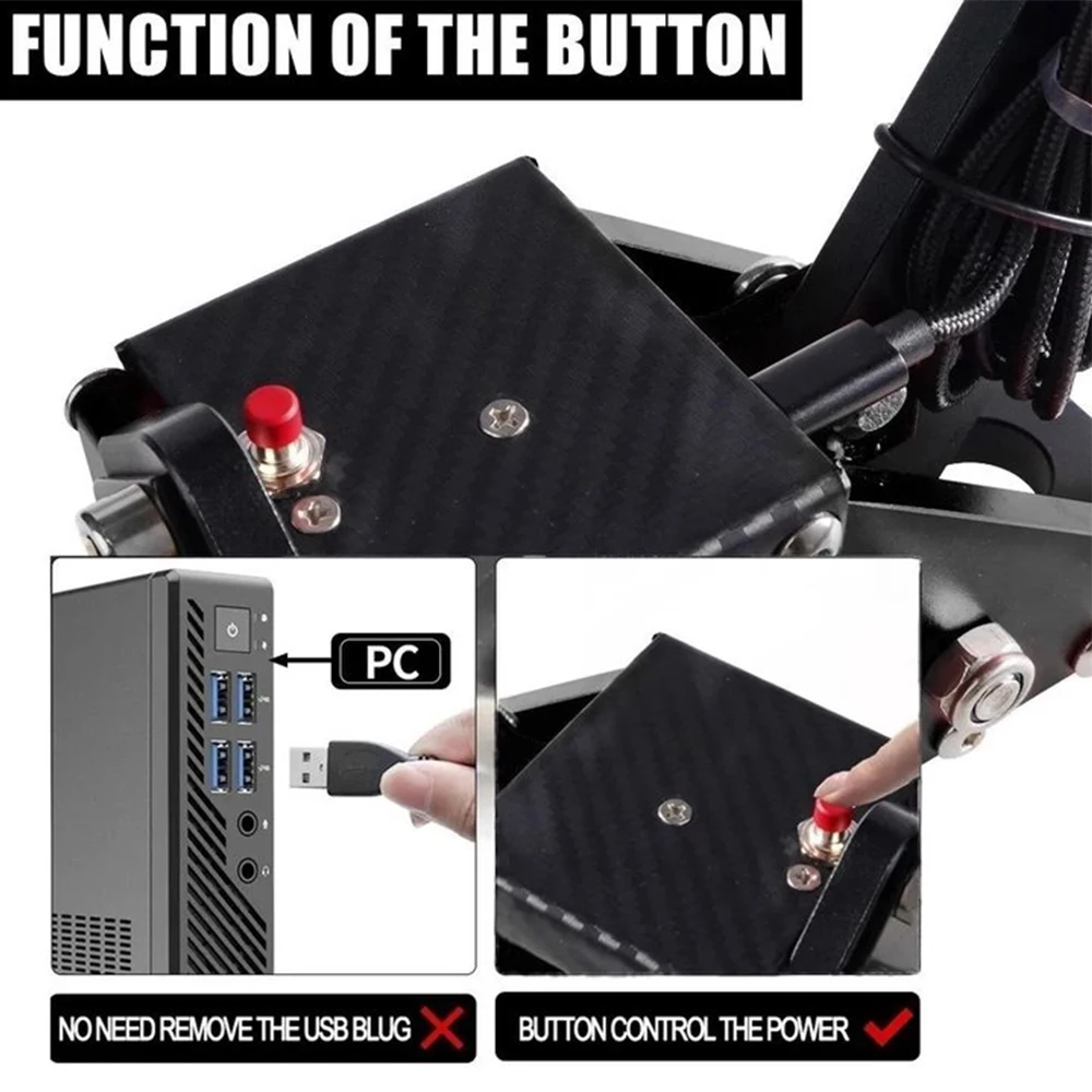 Universal Racing Game USB Handbrak &Fixed Bracket For G25/27/29 T300 T500 PC Racing Games Fanatecosw Dirt Rally