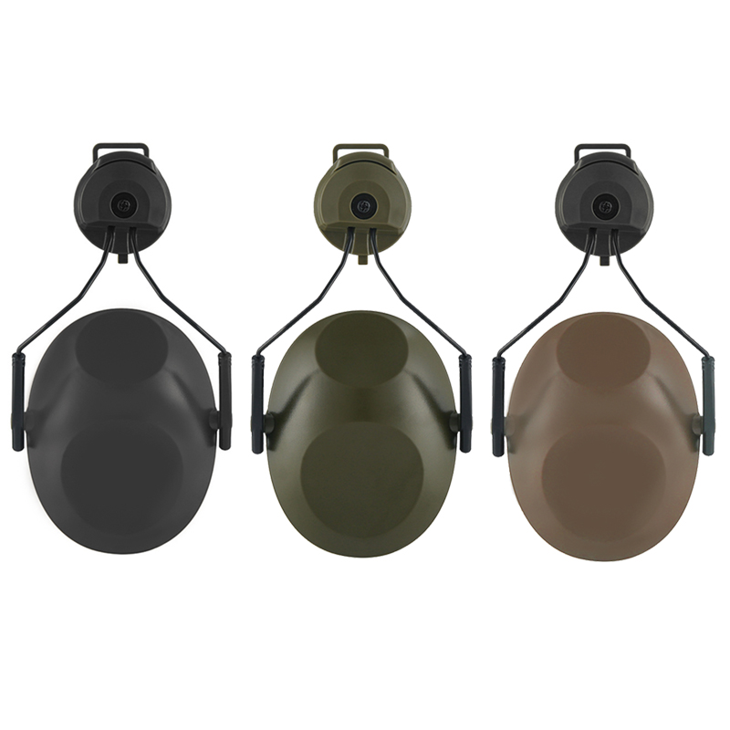 Anti-Noise Ear Plugs Tactical Hunting Ear Defenders Helmet Mounted Version Ear Muff Hearing Protection Soundproof For Shooting