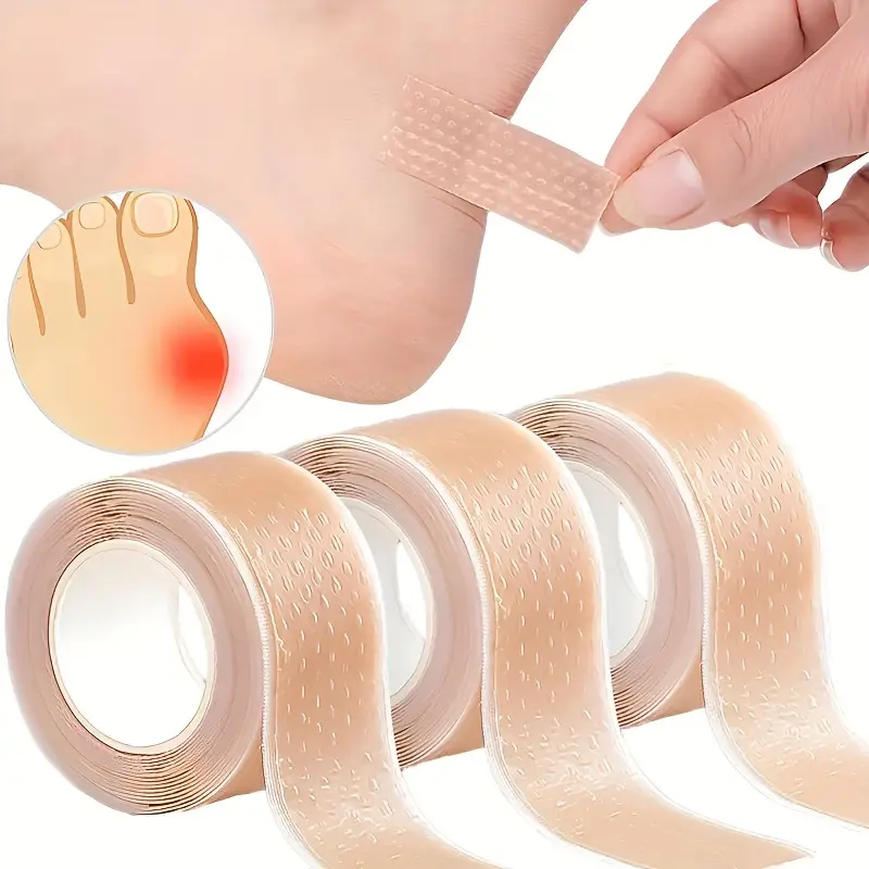 Patchs de protection du talon en Gel, 100cm, 1 pièce, coussinets adhésifs pour ampoules, doublure du talon, autocollants pour chaussures, plâtre de soulagement, soins des pieds, poignée de coussin