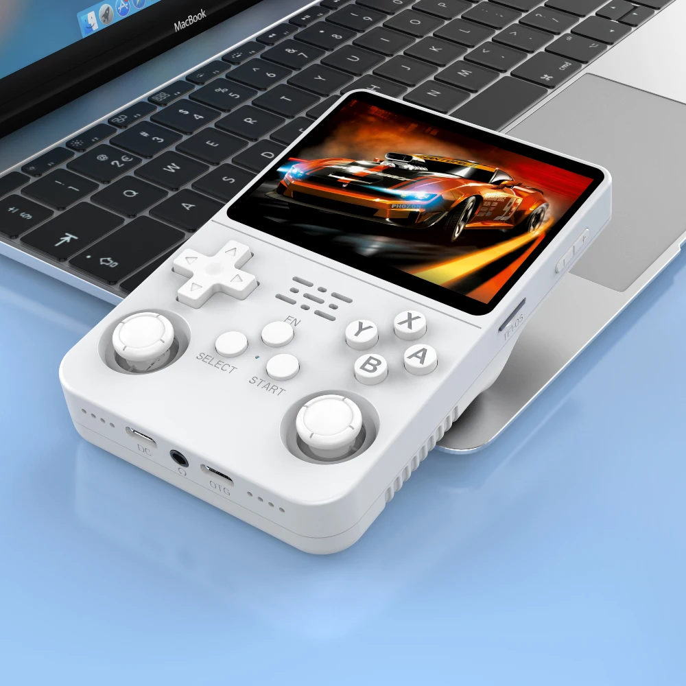 Original R36S tragbarer Handheld-Gamecontroller mit 3,5-Zoll-HD-Bildschirm, wiederaufladbarem Akku – perfektes Weihnachtsgeschenk für Gamer