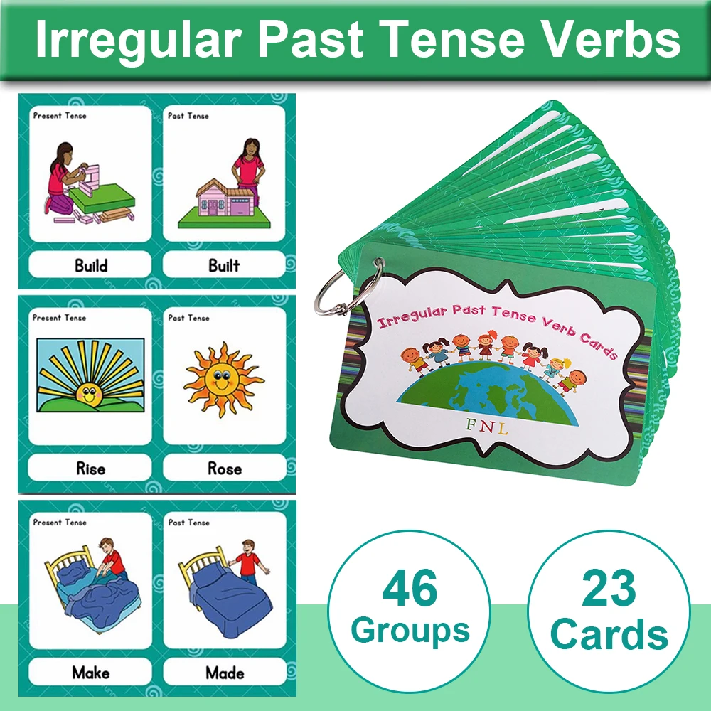 Grammar Learning Cards Vocabulary Building English Words Teacher Teaching Aids Kids Classroom Educational Montessori Materials