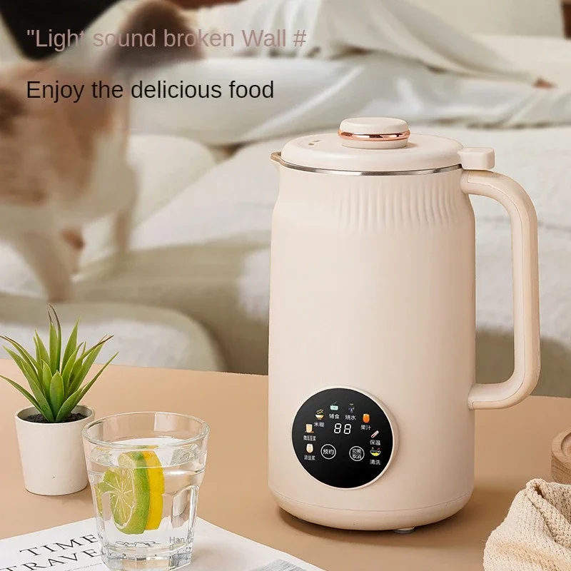 1.2L Touch Control ไฟฟ้านมถั่วเหลืองเครื่องอัจฉริยะเครื่องปั่นอาหารคั้นน้ําผลไม้น้ําต้มกาต้มน้ําอาหาร Wall Breaking Machine