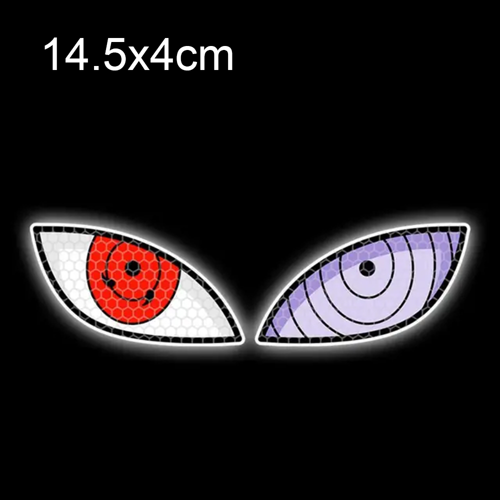 Devil Eyes Car Motorcycle Stickers Helmet Fairing Rear Window Decoration Decal Electric Car Motorcycle Reflective Stickers