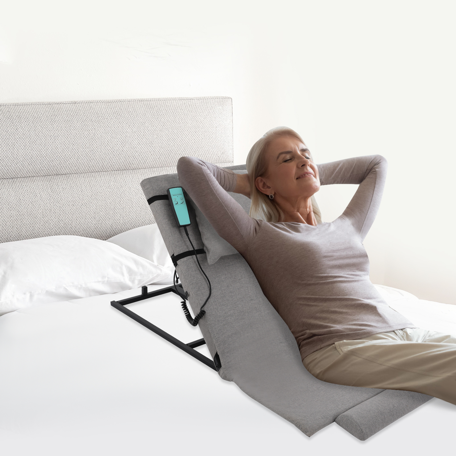 Dossier de levage électrique, aide à la maison, personnes âgées, lit d'allaitement 2-80 °   Capacité de charge de conception réglable 300 kg