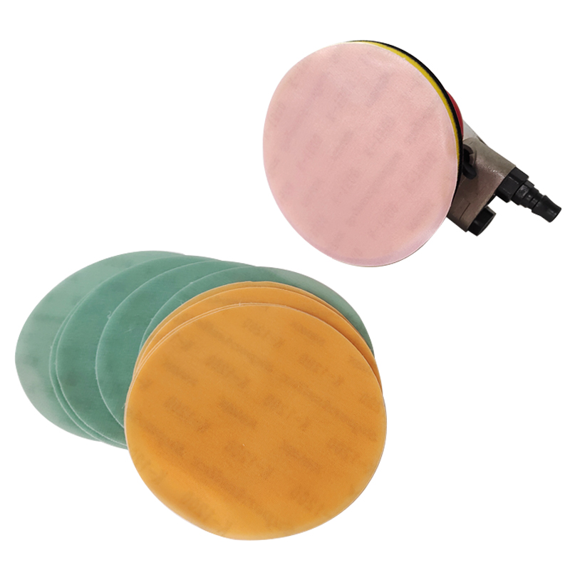 Original authentisches japanisches Kovax-Schleifpapier, rund, 12,7 cm, weicher Film, 125 mm, Assilex Buflex-Polier-Schleifpapier