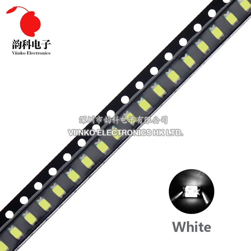 100 Chiếc 1206 SMD LED Trắng Xanh Đỏ Vàng Xanh Cam Trắng Ấm Hồng Tím RGB Đèn LED Phát Sáng