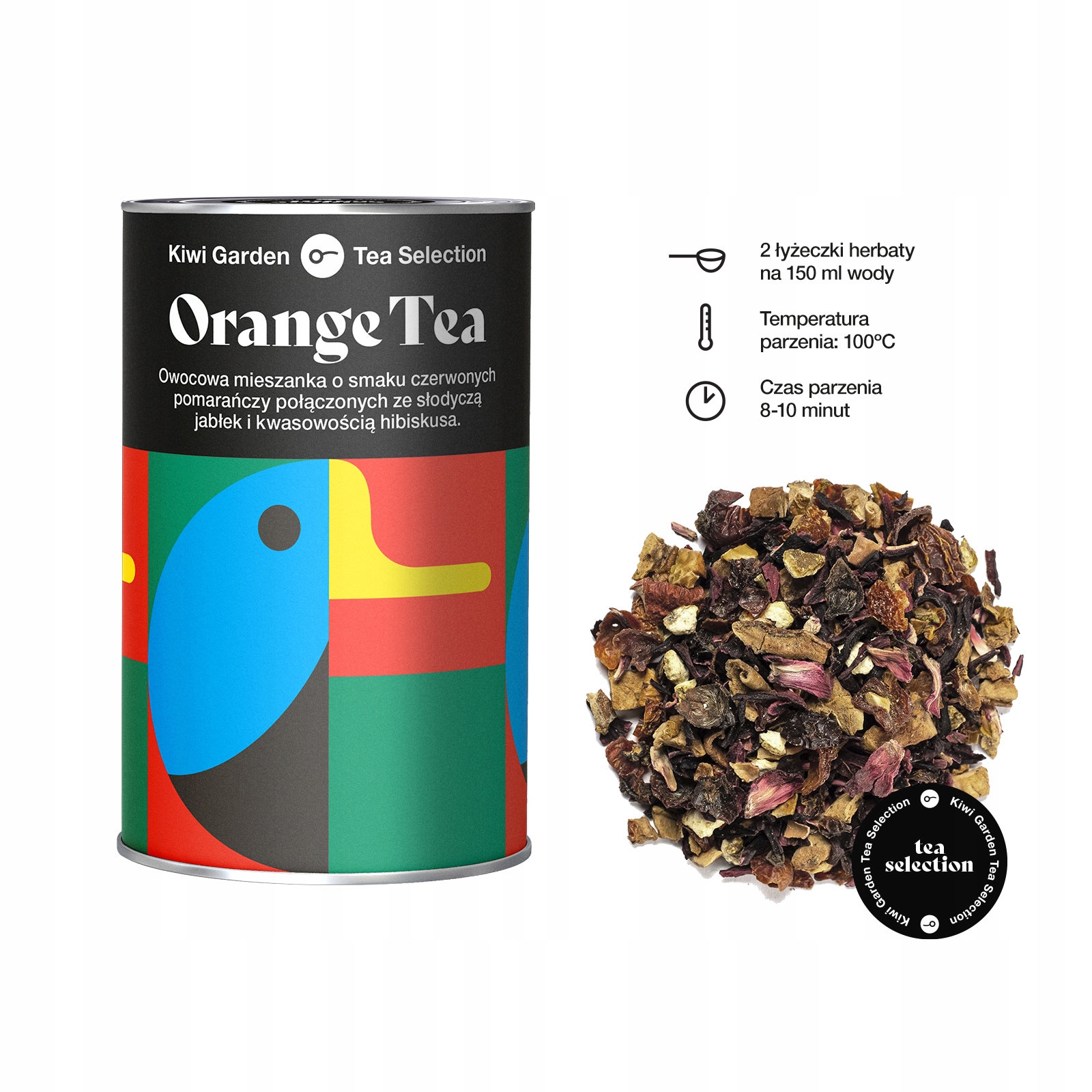 Zestaw herbatka napar owocowy Kiwi Garden 3x100g