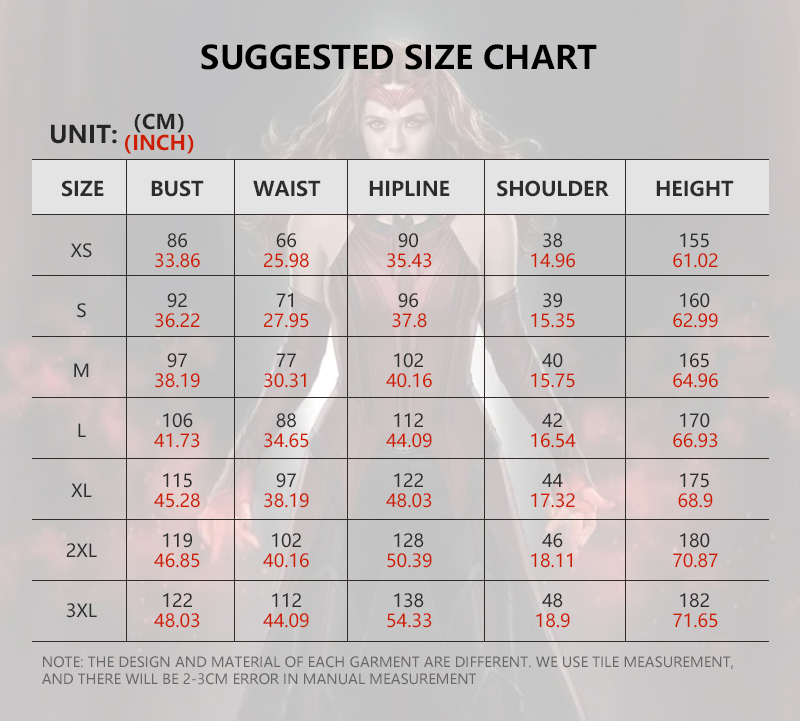 Disfraz de bruja escarlata Maximoff Wanda Vision, tocado, capa y pantalones, conjunto completo, accesorios de Halloween