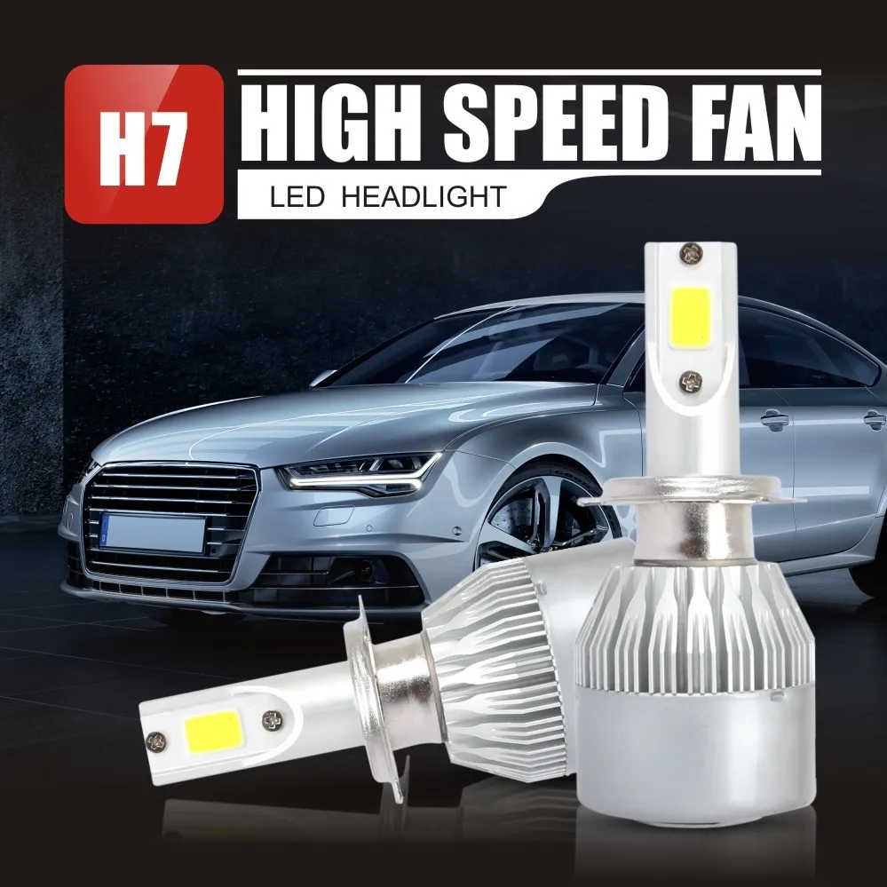 Tcyato12000lm 55W Cob Csp Chip 6000K Auto Led Koplampen 9005 H7 H11led Licht