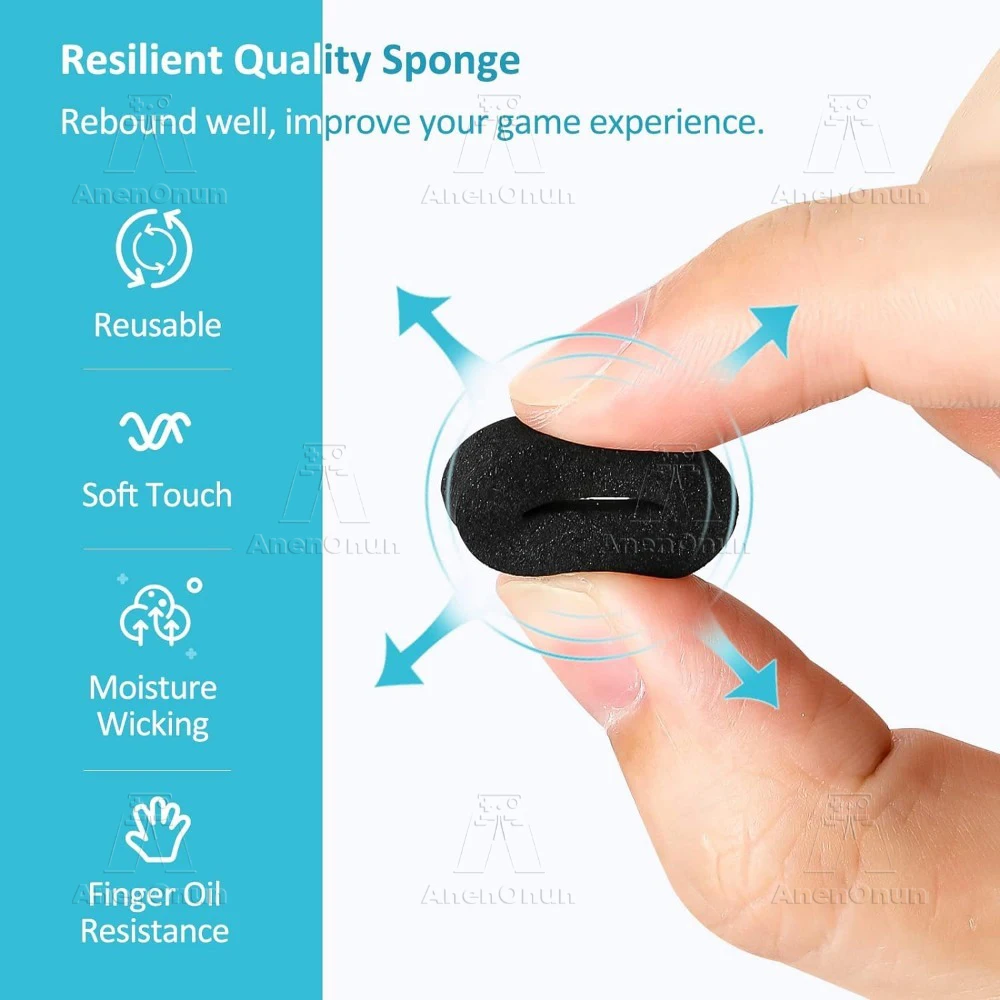 18PCS Controller Precision Rings Gamepad 3D Analog Stick Enhancement Aim Assist Motion Control Anti-Wear Anti-Drift Buffer Ring