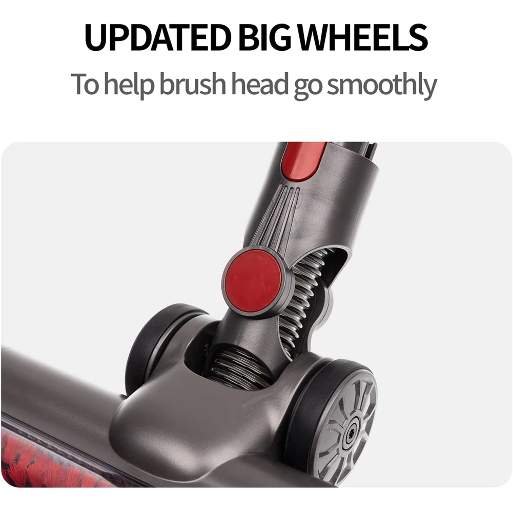 HOT SALE Turbine Brush Head for Dyson V7 V8 V10 V11 V15 Vacuum Cleaner Floor Attachment with LED Headlights