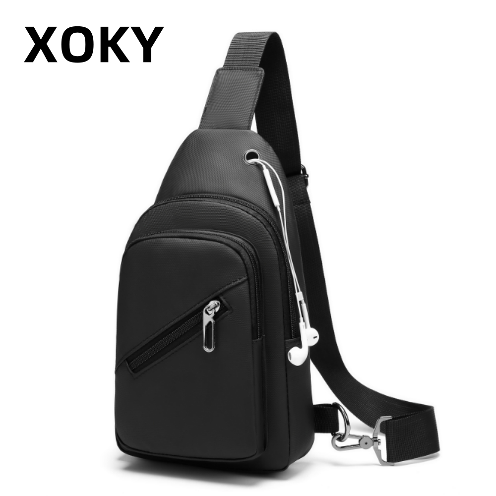 XOKY-Bolso de hombro antirrobo multifunción para hombre, bandolera cruzada, de viaje, 1066