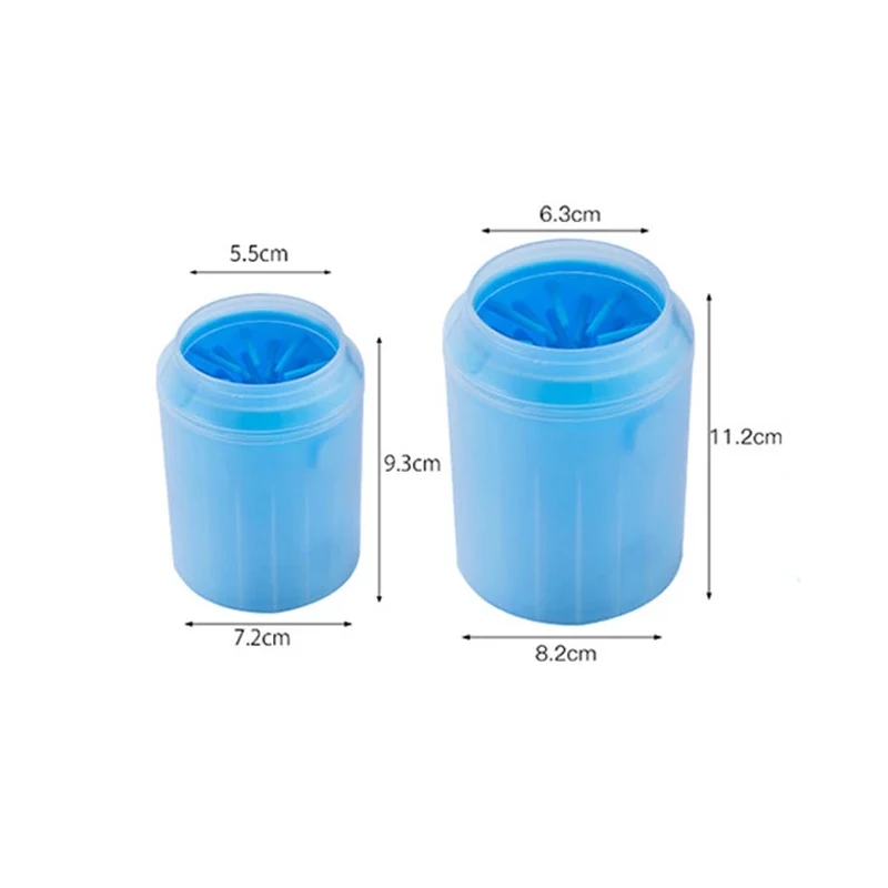 Pet Paw Cleaner Zachte Siliconen Voet Reinigingsborstel Draagbare Hond Handdoek Voet Wasmachine Schoonmaak Emmer Schoon Borstel Benodigdheden