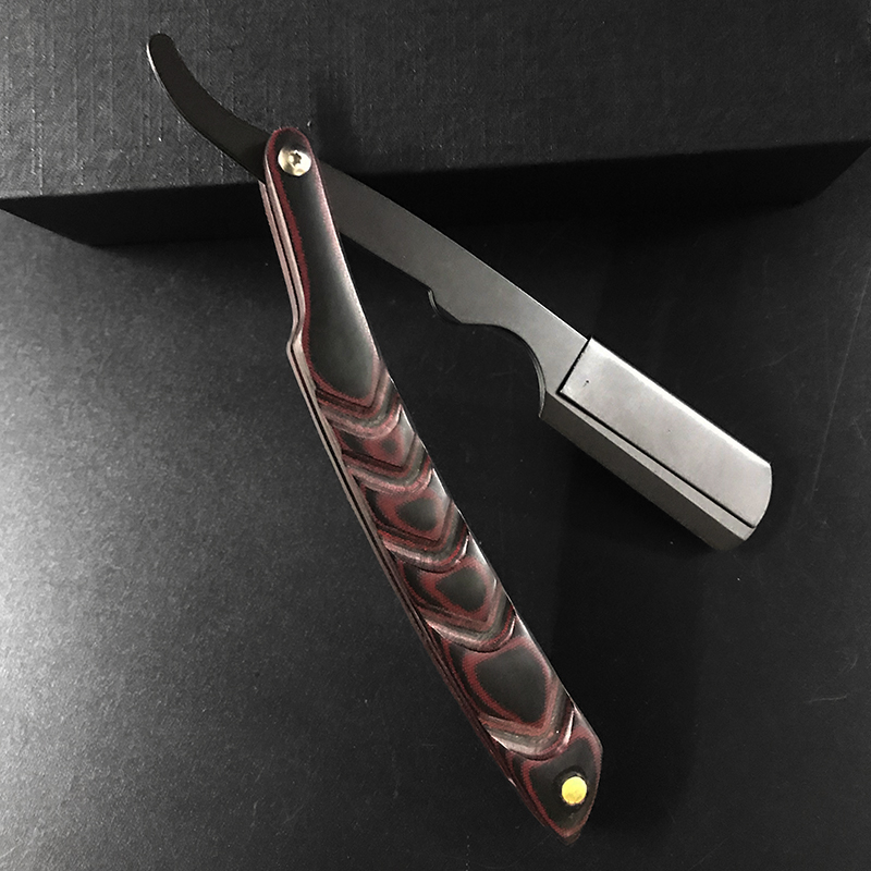 Мужская профессиональная ручная бритва с прямыми краями из нержавеющей стали, парикмахерская бритва, складная бритва для бритья, резак для бороды, подарок