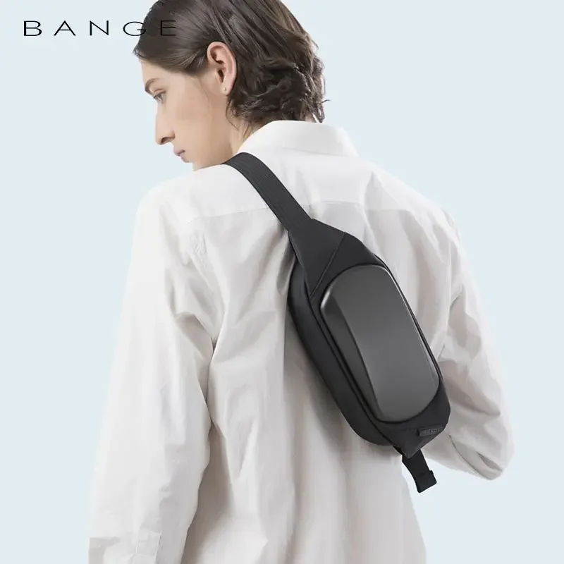 BANGE チェストバッグ多機能クロスボディショルダーメッセンジャーバッグ軽量盗難防止汚れ防止防水ショートトリップパック
