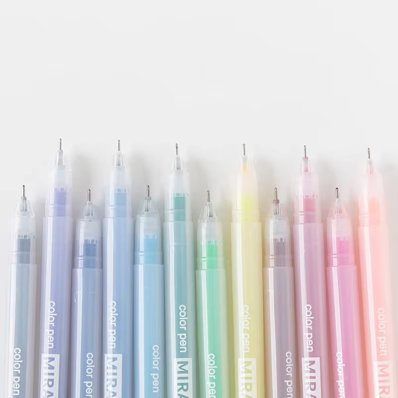 12Pcs Farbige Gel Stift Set Box Kawaii 0,5mm Candy Farben Kugelschreiber Student Büro Schriftlich Stifte Schule Schreibwaren liefert